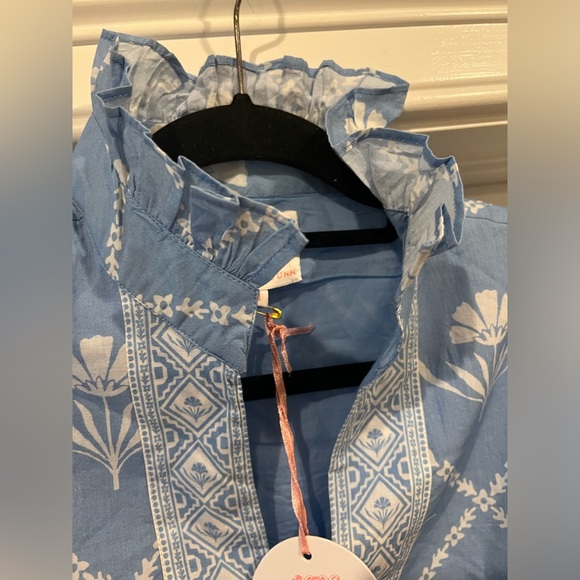 NWT Victoria Dunn Periwinkle Bloom Mini Dress - size M - Picture 4 of 9